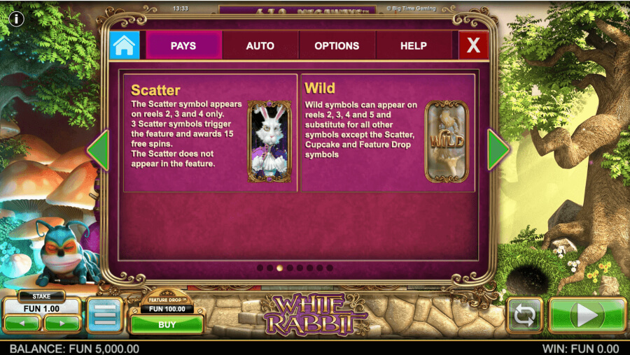 White Rabbit Slot Lowest-Paying symbols - Emirates Casino Slot Review