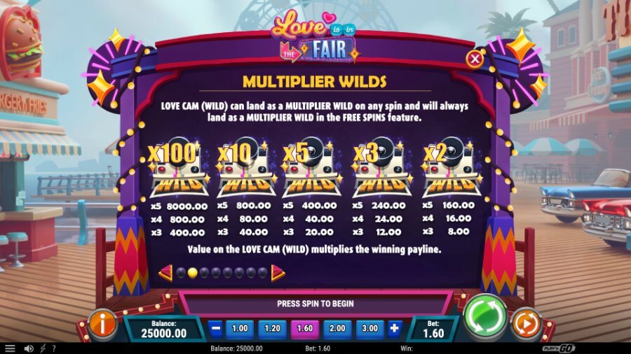 Love is in the Fair Slot - UAE Slots - UAE Casinos - Emirates Casino Slot Review - Wild Symbol