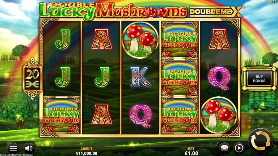 UAE Casinos St Patrick's Day promotions Doublke Lucky Mushrooms Doublemax