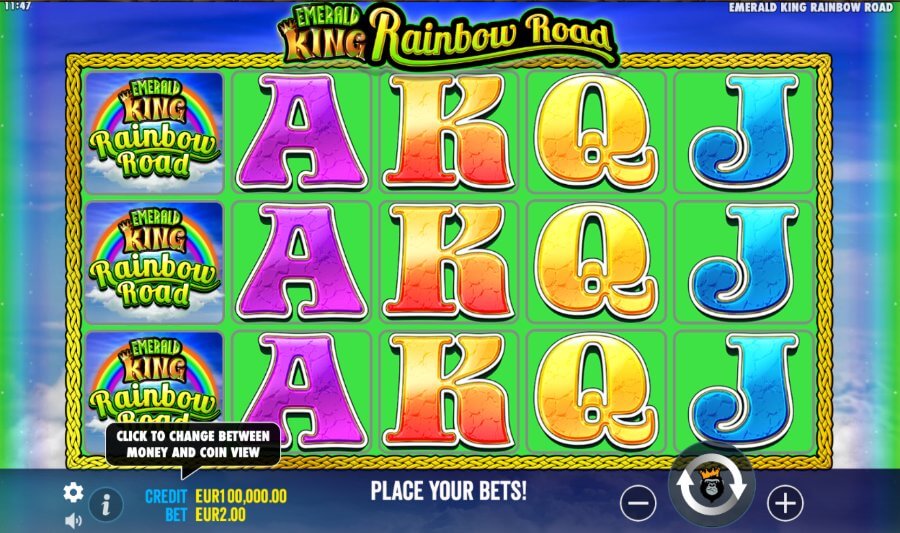 UAE Casinos St Patrick's Day promotions Emeralnd King Rainbow Road