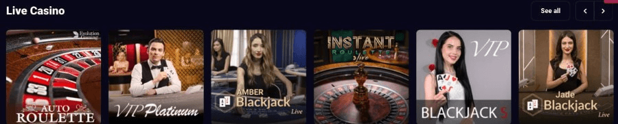 Top Live Dealer Table Games