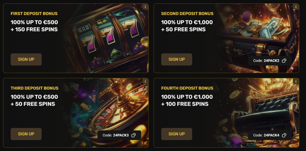 24Casino Bonus