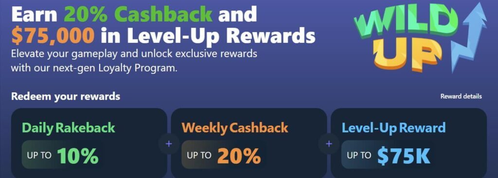 benefit of VIP program at Wild.io