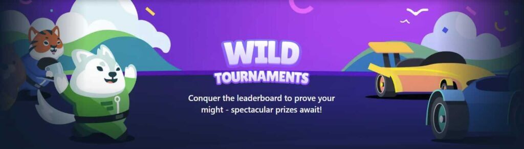 Tournaments & promotions at Wild.io