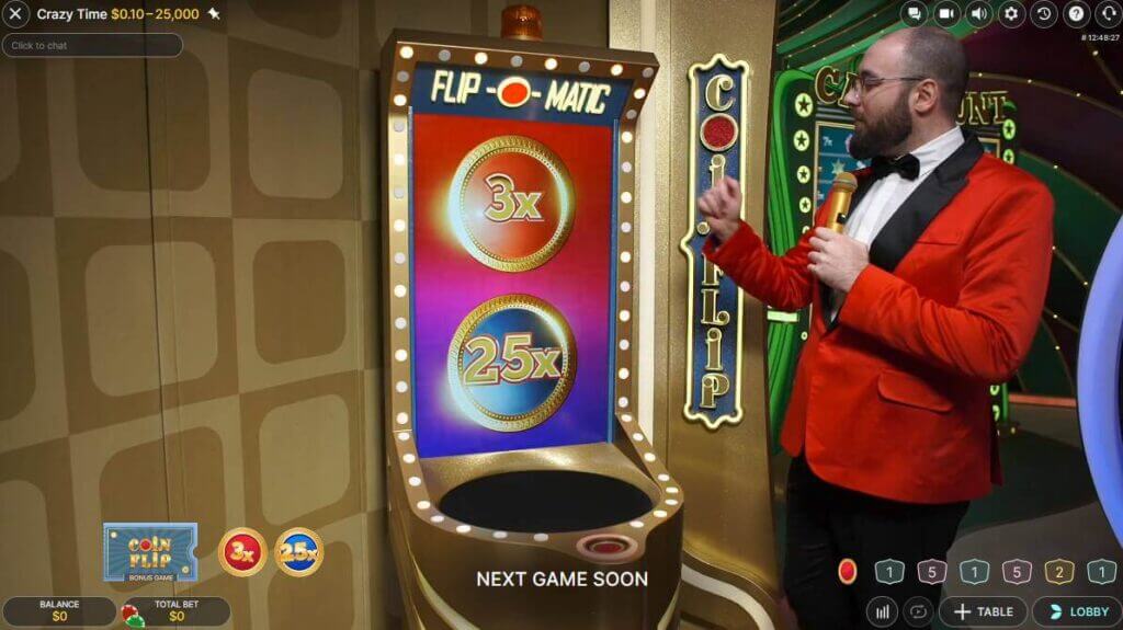 Crazy Time review For UAE Players Coin Flip Features