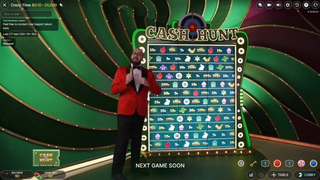 Crazy Time review For UAE Players Cash Hunt Features