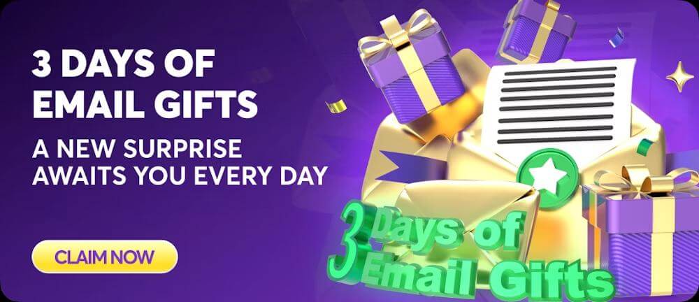 3-Day Email Gift Fiesta By bc.game for UAE Players