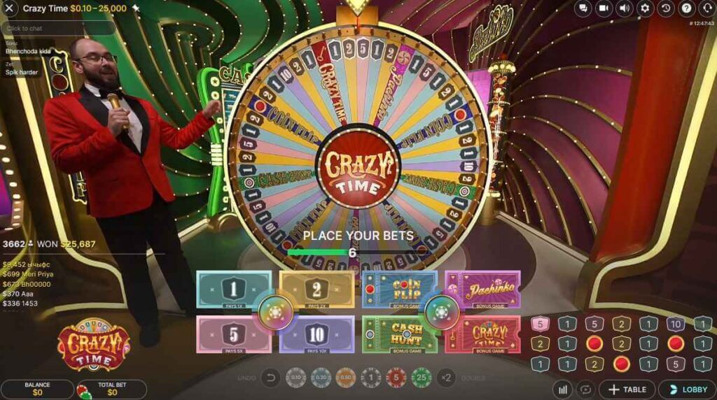 Graphics & Soundtrack of Crazy Time UAE