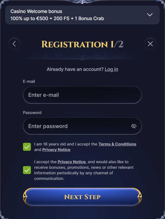 How To Register at Cazeus