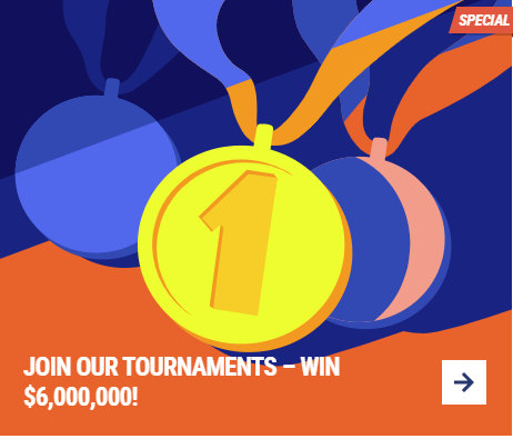 Promotions and tournaments offered at TikiTaka Casino WIN $6,000,000