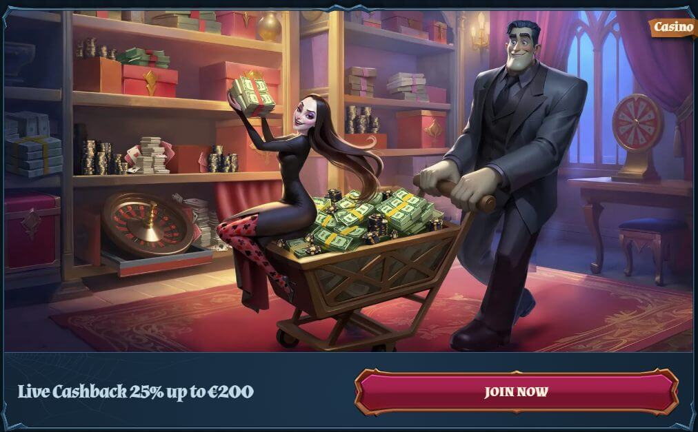 UAE casinos Fambet casino review the Live cashback bonus 25% up to $200