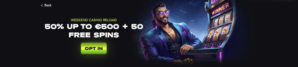free spins at Madcasino Weekend Casino Reload UAE casinos