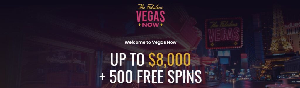 UAE casinos VegasNow welcome bonus
