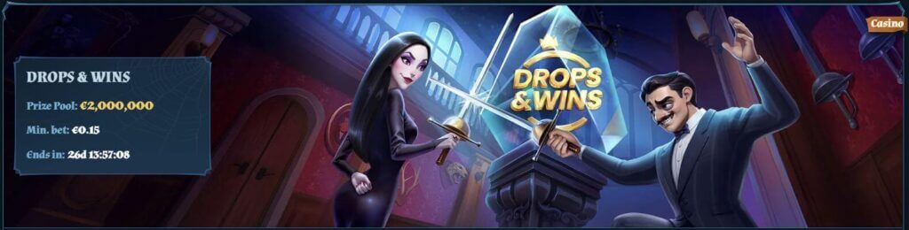 Drops & wins casino tournaments for UAE players
