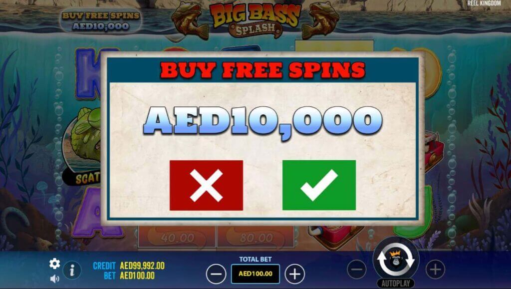 Big Bass Splash slots review UAE online casinos Bonus buy
