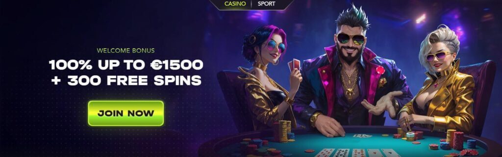 Madcasino’s welcome bonus $1,500 plus 300 free spins