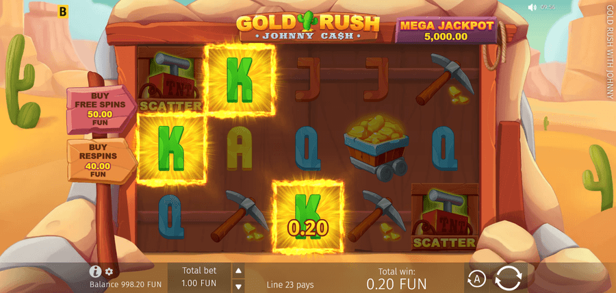 Gold Rush With Johnny Cash Graphics