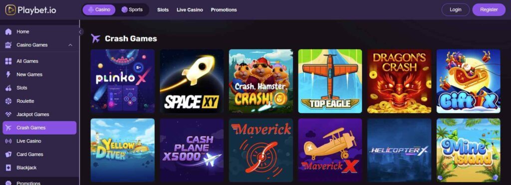 Crash Games at Playbet UAE casinos