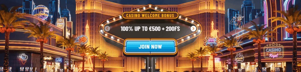 Wyns Casino Welcome Bonus – 100% up to €500 + 200 Free Spins