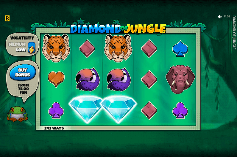 diamond of jungle scatter