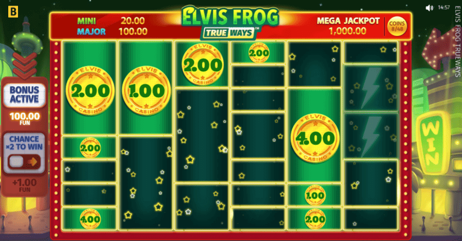 Elvis Frog Trueways Coin Respin