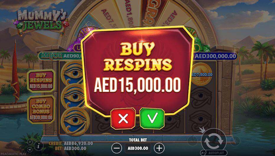 Bonus buy Mummy’s Jewels review UAE casinos