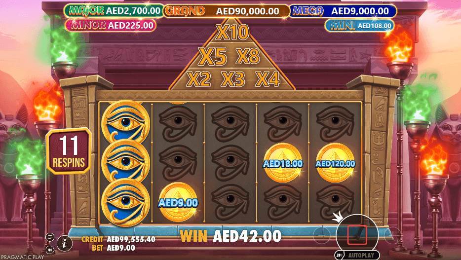 What Special Features Does Mummy’s Jewels Have? Respins