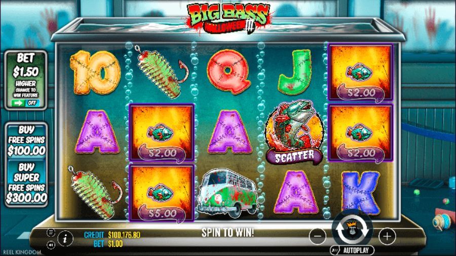 big bass halloween 3 bonus buy and ante bet