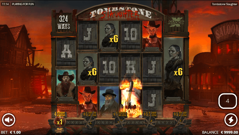 Tombstone Slaughter: El Gordo's Revenge Free Spins