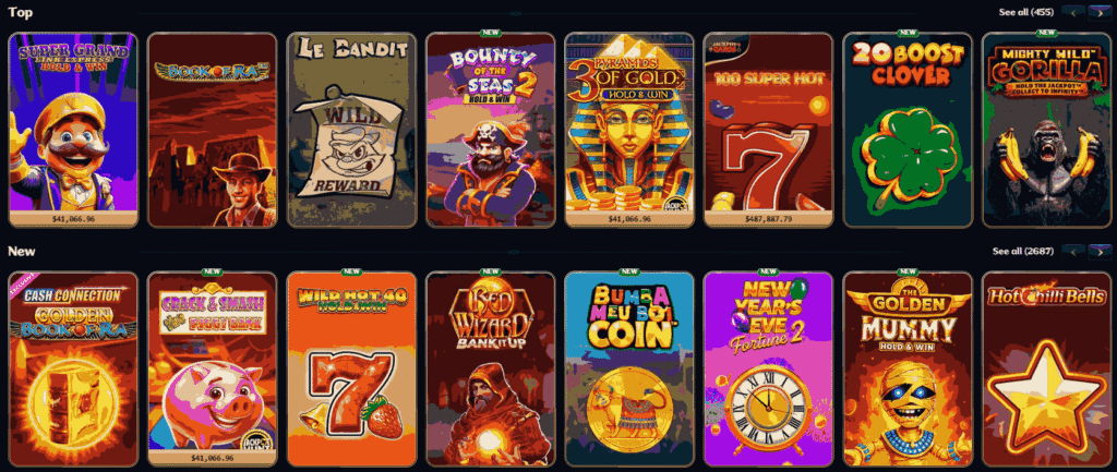 Recommended slots at Millioner