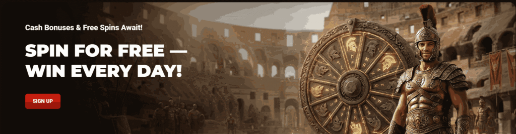 Free spins on the Wheel at Rollero casino