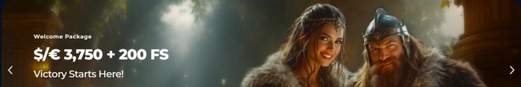 AxeCasino welcome bonus 3750$ + 200 FS