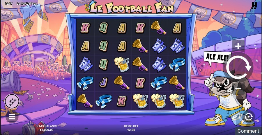 Le Football Fan slot game