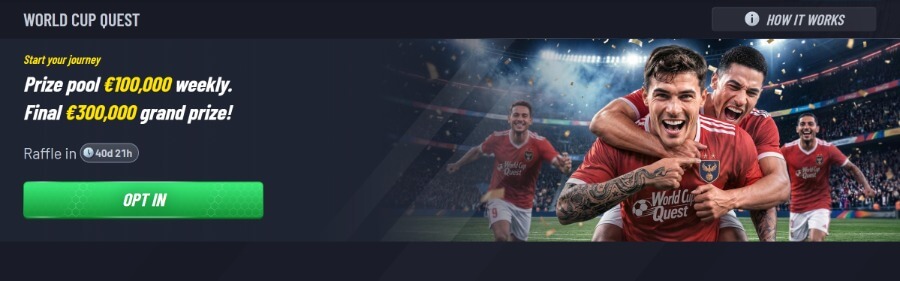 World Cup Quest by Wyns Casino