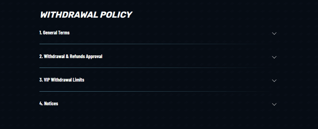 Golazzo Casino Withdraw Policy - Emirates Casino Review